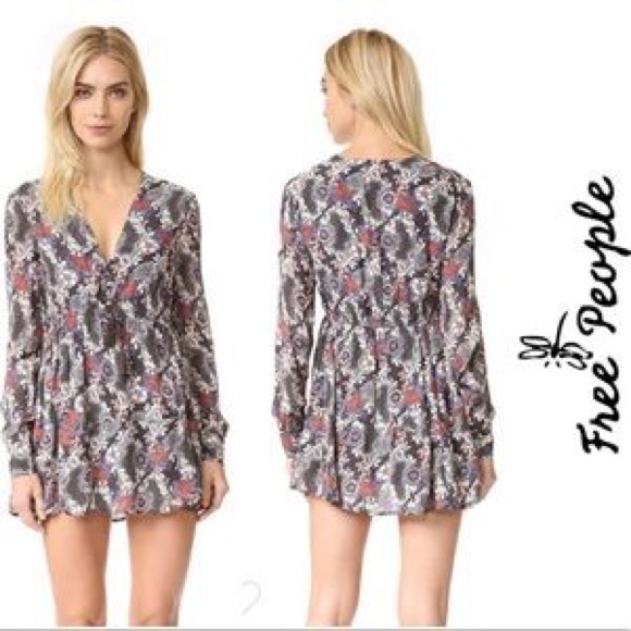 Free People Stealing Fire Mini Dress - Picture 2 of 6